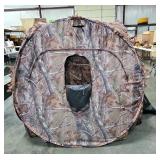 Ameristep Multi Season Doghouse Blind, Features Realtree AP Camouflage, 3 Windows With One-Way See T