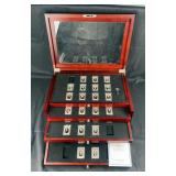 The Bradford Exchange Mint US Presidential Ingot Collection, Missing Several Ingots, 99.9% Silver Pl