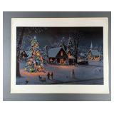 Jesse Barnes 'O Christmas Tree' Signed And Numbered Print, 601/2800, Print Envelope, 21' x 27'