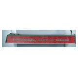 Budweiser...King Of Beers Hanging Pool Table Fluorescent Light, 5' x 49' x 12'