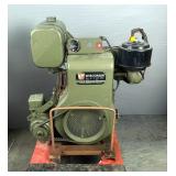 Wisconsin Heavy Duty Air Cooled Engine, Model S-12D, Untested, Dolly Included