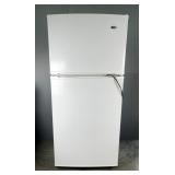 Amana Refrigerator/Freezer With Ice Maker, Model ATB1830ARW, 67' x 30' x 29.25', Powers On 
