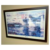Renoir Bridge At Chatou Framed Print, 27' x 39' 