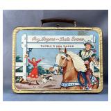 The American Thermos Bottle Co. Roy Rogers And Dale Evans Double R Bar Ranch Lunch Box 6.5' x 9' x 3