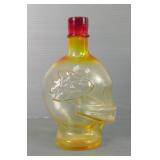 Kansas City Chiefs Helmet Decanter, Circa 1970's, 9' Tall