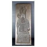 Saint Nicholas Metal Chocolate Mold, Approx 24' x 9.5' x 1' 
