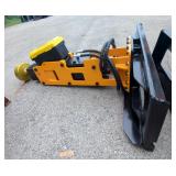 2026 GIYI GY-D680 Skid Steer Post Driver, Unused