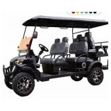 2026 SDLOOL SL-GC42S Off-Road Golf Cart, Color Orange, Unused 