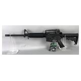 Black Rain Ordnance SPEC15 5.56 Nato Rifle SN# SMO 15173, 2 Total Mags, Peep Sight, Adjustable Stock