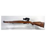 Iver Johnson M1 Carbine .30 Cal Rifle SN# AA44936, Mannlicher Custom Stock, Center Point Red/Green S