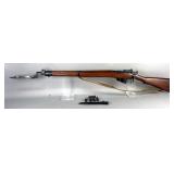 British Enfield No 4 MK II .303 British Bolt Action Rifle SN# PF368094, Matching SNs On Bayonet And 