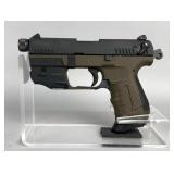 Walther/ Smith & Wesson P22 .22 LR Pistol SN# L325646, Walther Laser, Faux Suppresser, Manual, In Or