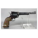 Ruger New Model Blackhawk .30 Carbine 6-Shot Revolver SN# 51-22528, With Leather Holster, In Hard Ca