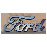 Painted Metal Ford Sign, Approx 10' x 24'