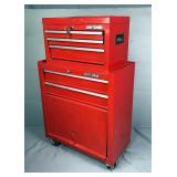 Craftsman 2Pc Rolling Tool Chest, Total Approx Meas. 43' x 26.5' x 14'
