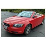 2009 Volvo C70 T5 Convertible, 5 Speed Automatic, FWD, 2.5L I5, Miles Showing On Odometer 143,496, V