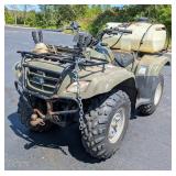 Suzuki Eiger QuadRunner 400 4x4 ATV, Odometer Reads 2086