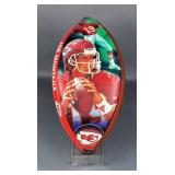 Kansas City Chiefs Joe Montana (HOF) "Spectacular Art" Wilson Football, Includes Stats, Biographical