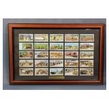 John Player & Sons "From Plantation To Smoker" Framed 1926 Complete Set Of Tobacco/Cigarette Cards, 