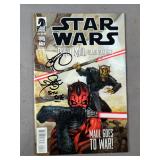 Dark Horse Comics Signed Star Wars Darth Maul Death Sentence Number 4 Comic Book 