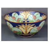 Chinese Floral And Lotus Porcelain Bowl, Approx 6" x 12", Marked From Tongzhi Region