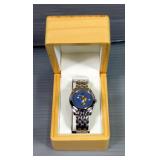 Disneys Donald Duck Mens Wristwatch, In Wooden Presentation Box
