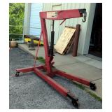 Ex-Cell 2-Ton Hydraulic Engine Hoist, Approx 63" x 68" x 47"