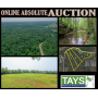 126 Ac (5 TRACTS) & CREEK - SELLING AT ONLINE ABSOLUTE AUCTION