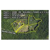 Online Absolute Auction Homes and Buildings on 62.70 Ac in 4 Tracts