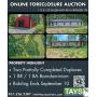 Online Foreclosure Auction: Two Partially Complete Duplexes & Barndominium on 11.26 Ac in 2 Tracts