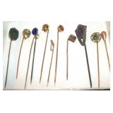 Gold stickpins