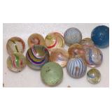 antique hand made marbles