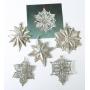 Sterling Christmas Ornaments presented by Lark Mason Associates