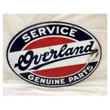 OVERSIDE VIEW OVERLAND PARTS SIGN