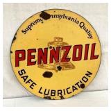 24IN DSP PENNZOIL LUBRICATION SIGN