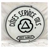 OTHERSIDE CITIES SERVICE OILS SIGN
