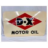 DST D-X MOTOR OIL SIGN