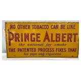 Prince Albert Tobacco Tin Advertising Sign, 24″ x 12″
