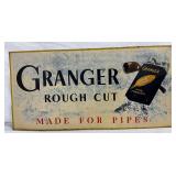 24 x 12″ Tin Advertising Sign for Granger Rough Cut Tobacco
