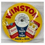 9-Inch Round Winston Advertising Thermometer