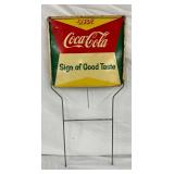 Coca-Cola ‘Sign of Good Taste’ 16 1/2 x 15 Marquee Sign with Frame