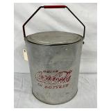 Coca-Cola Aluminum Cooler with Handle and Lid, 12 1/2 x 14 Inches