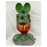 36-Inch Tall Cast Aluminum Rat Fink Statue