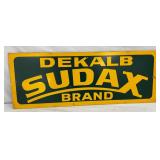 Dekalb Sudax Brand Advertising Sign, 30 x 11, Masonite