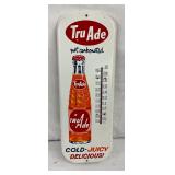 Tru-Ade Metal Advertising Thermometer, 6 x 16 Inches