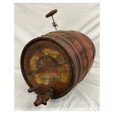 21″ x 12 1/2″ Coca-Cola Wooden Keg with Original Label