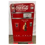 Vendo Model 83 Coca-Cola Embossed Coke Vending Machine