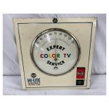 RCA Electron Tube Thermometer Advertising Sign, 9 Inches