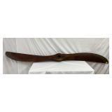 8FT. 3IN. Paragon Wooden Airplane Propeller with Brass-Tipped Blades