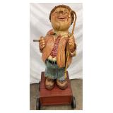 24X56 Handcrafted Wooden Carnival Man by Clifford C. Earl, Glen Allen, VA